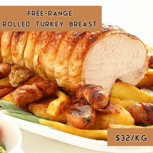 WA Free-Range Rolled Turkey Breast