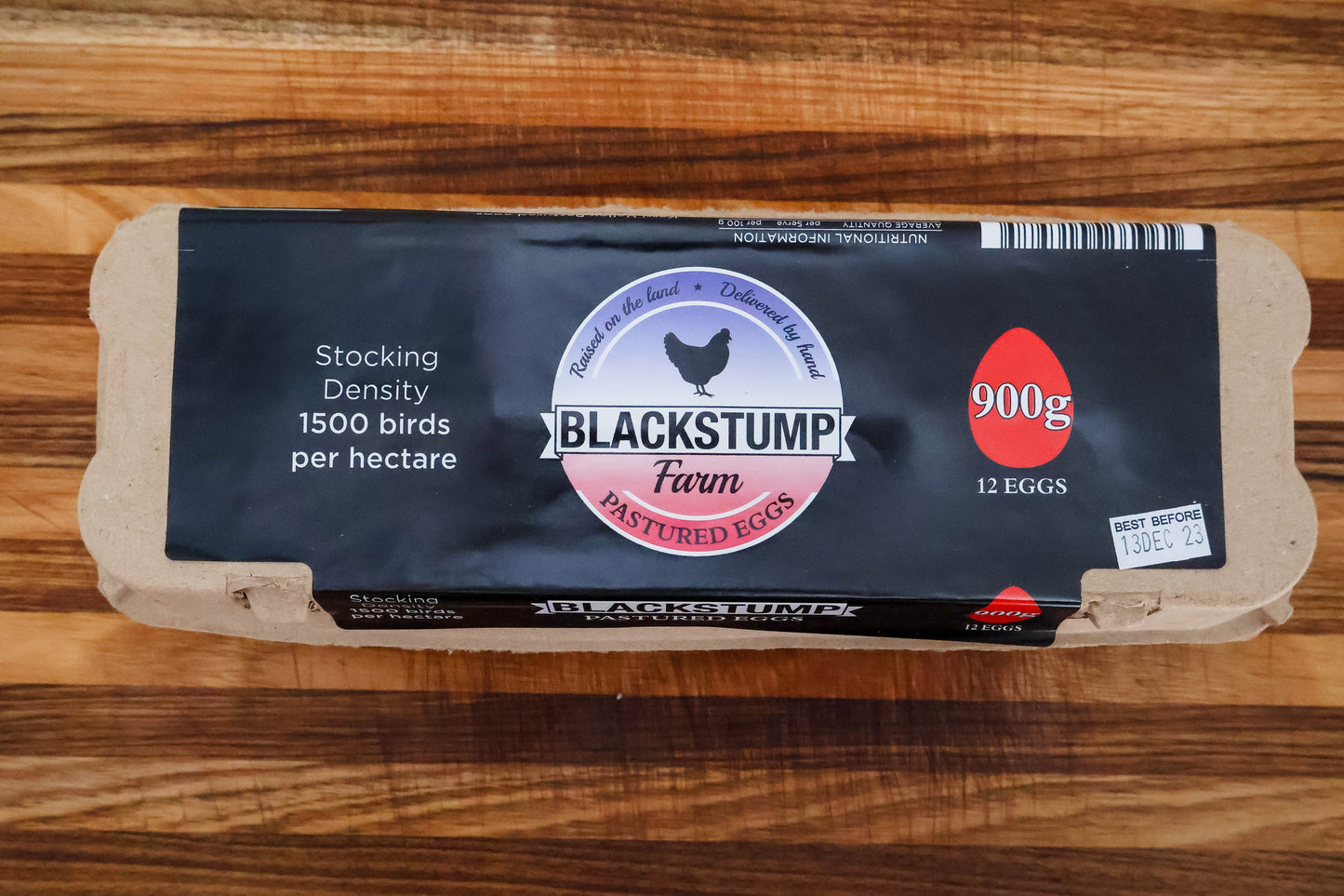 Free-Range Pastured Raised Eggs 900g